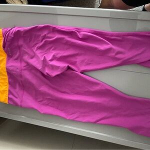 Nike Dri-FIT purple/pink tint  crop Athletic pantsl